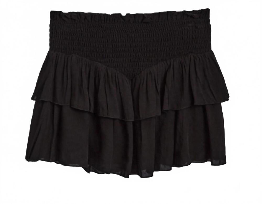 NEW KATIE J NYC junior brooke mini skirt in black